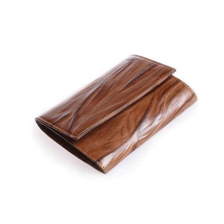 Ourea Tri-Fold Wallet // Camel