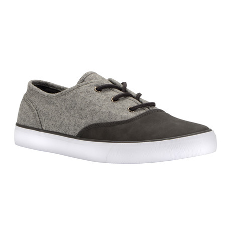 Neptune Low-Top Sneaker // Grey + Charcoal + White