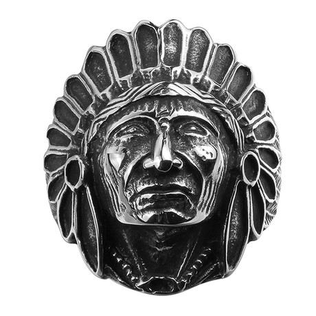 Native Indian Chief Ring