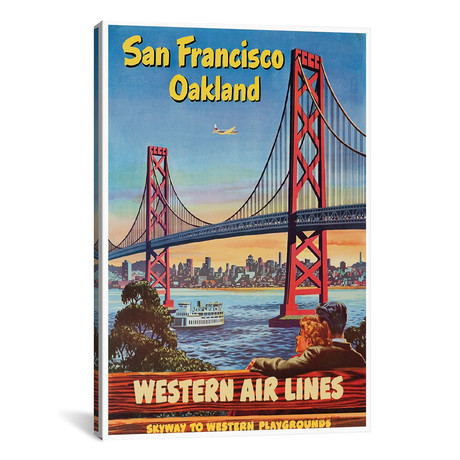 San Francisco/Oakland // Western Airlines, Skyway To Western