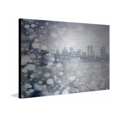 Spotted City View // Brushed Aluminum