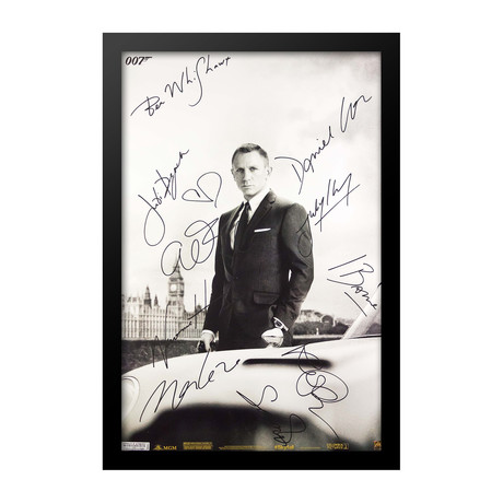 Signed Movie Poster // Skyfall
