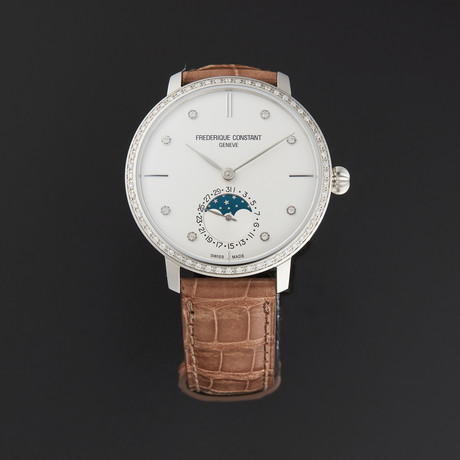 Frederique Constant Slimline Moonphase Automatic // FC-703SD3SD6 // Store Display