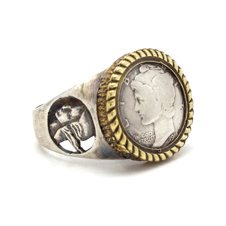 Mercury Dime Ring