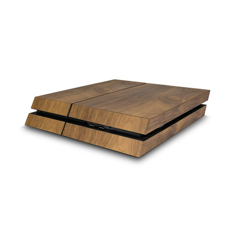 Walnut Wood Cover // Playstation 4