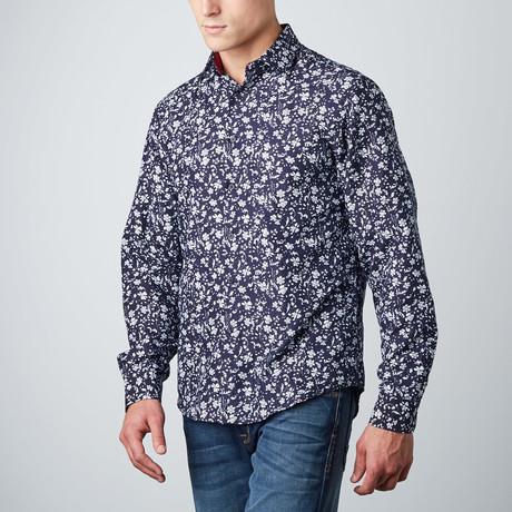 Ashton Sprigs Button-Up // Navy