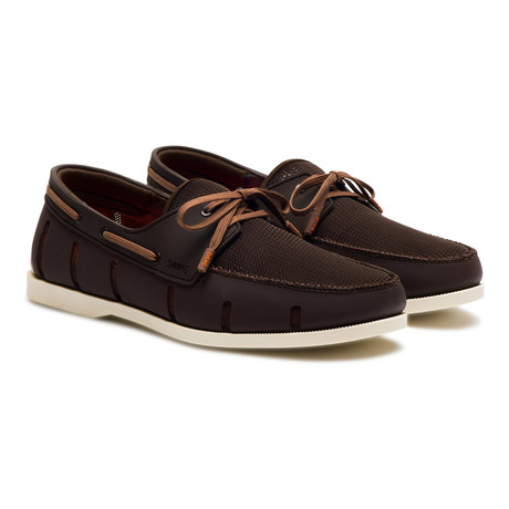 Boat Loafer // Brown + Cream
