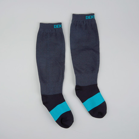 Extreme Sports Waterproof Socks // Grey + Blue