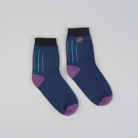 Ultra Flex Waterproof Socks // Navy