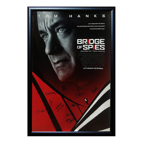 Signed Movie Poster // Bridge Of Spies // Cast
