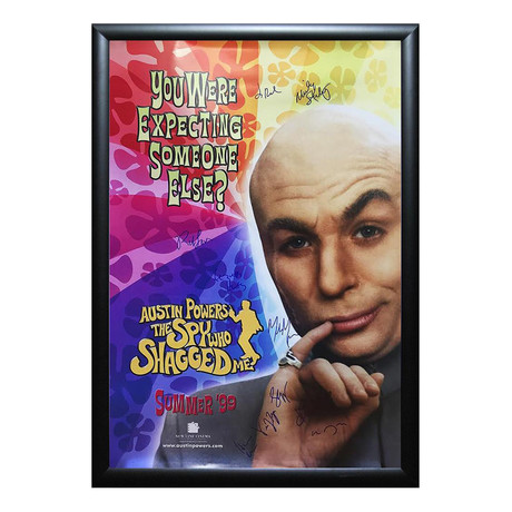 Signed Movie Poster // Austin Powers: The Spy Who Shagged Me I
