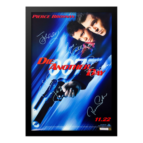 Signed Movie Poster // Die Another Day