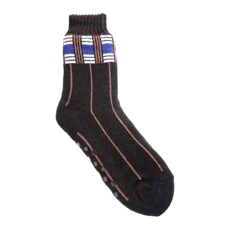 Fleece-Lined House Sock // Black