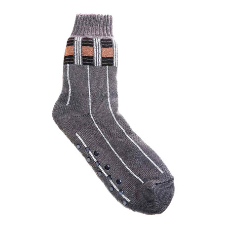 Fleece-Lined House Sock // Grey