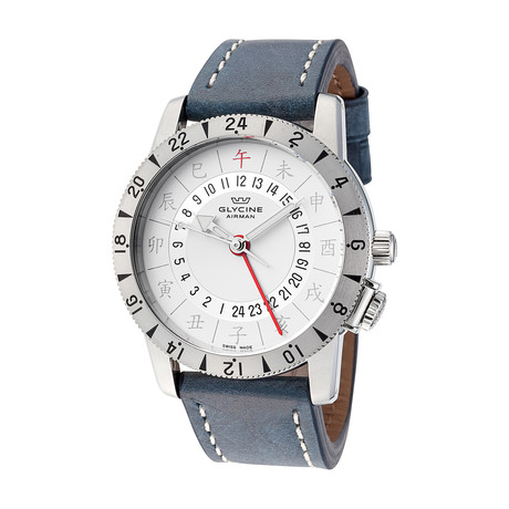 Glycine Airman Base 22 GMT Automatic // 3887.11C.LB8B