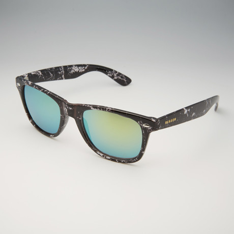 Madison Sunglasses // Black Marble + Gold