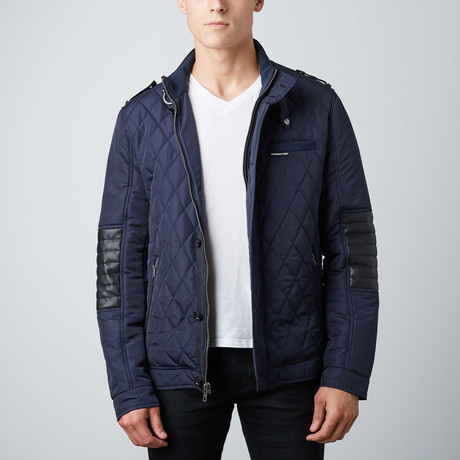 Winslow Quilted Jacket // Navy