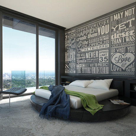 Chalk Quotes Wall Mural