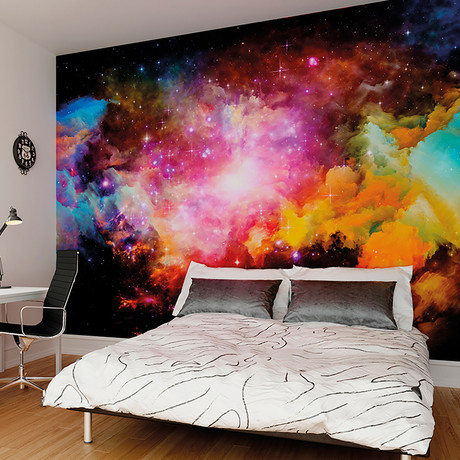 Galaxy Stars Wall Mural