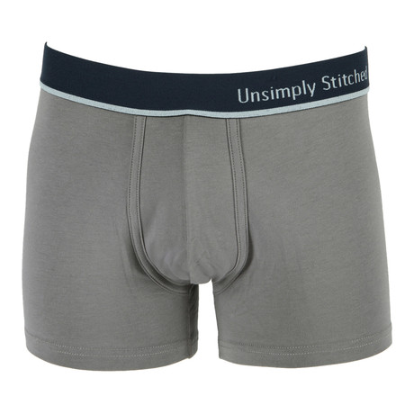 Solid Boxer Trunk // Grey