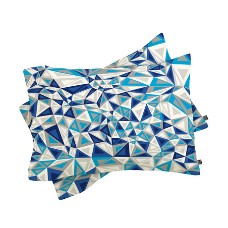Triad Illusion Iced // Pillow Case // Set of 2!