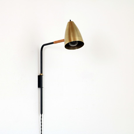 St. Germain Lamp + Leather