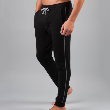24/7 French Terry Lounge Pant // Black