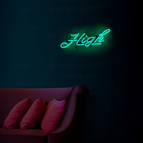 High // Neon Sign
