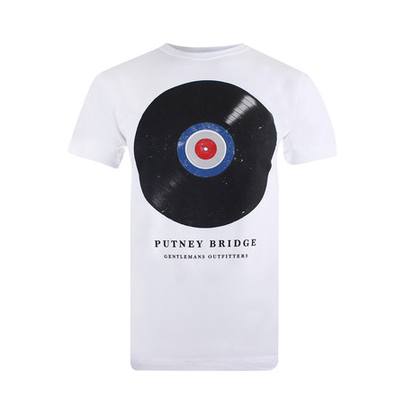 Vinyl Target T-Shirt // White