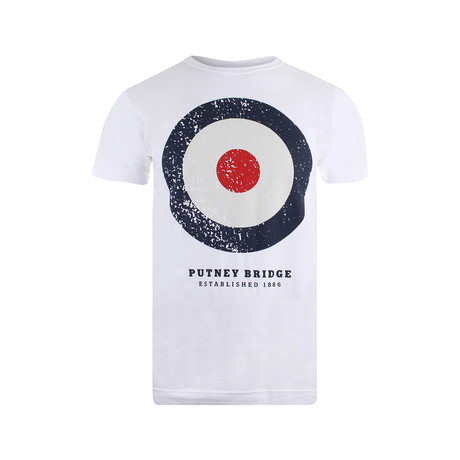 Target Distressed T-Shirt // White