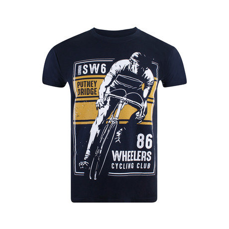Wheelers T-Shirt // Navy