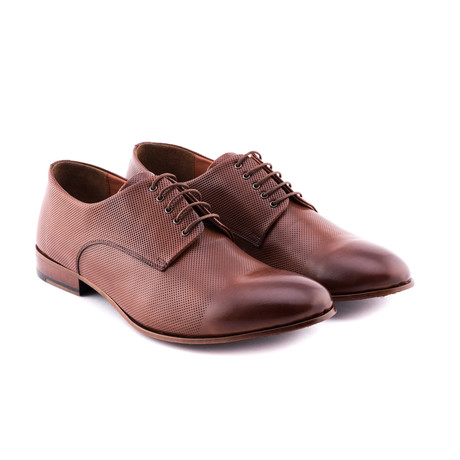 Perforated Derby // Brown