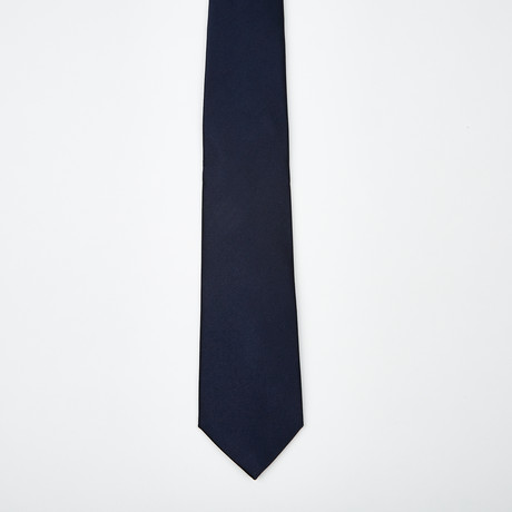 Mathys ClassicShiny Silk Tie // Shiny Navy