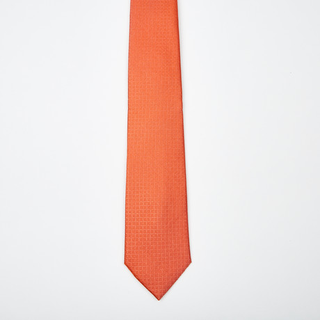 Jules Textured Tie // Orange