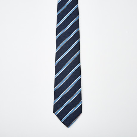 Axel ClassicStriped Tie // Blue