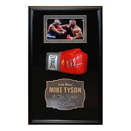 Signed Boxing Gloves // Mike Tyson I