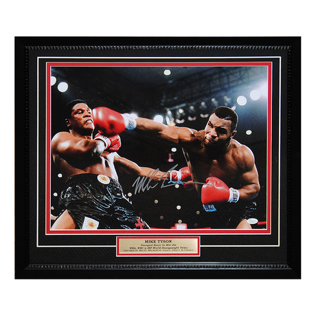 Signed Sports Posters // Mike Tyson