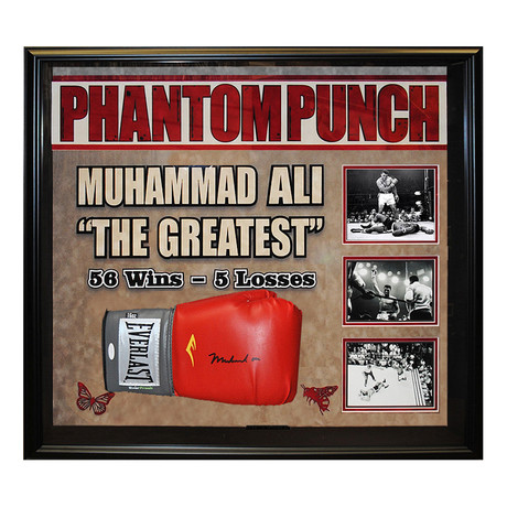 Signed Boxing Glove // Muhammad Ali
