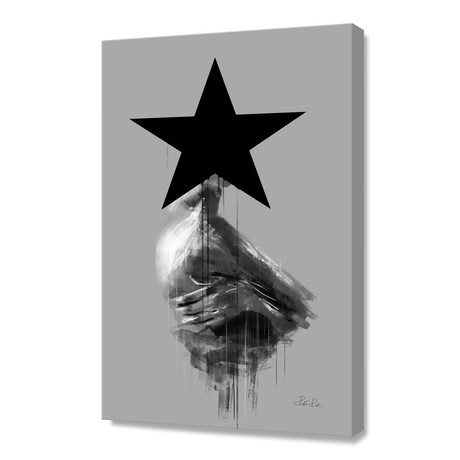 Black Star // Stretched Canvas