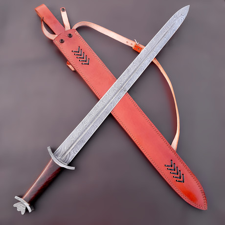 Damascus Steel Viking Sword // VK9007