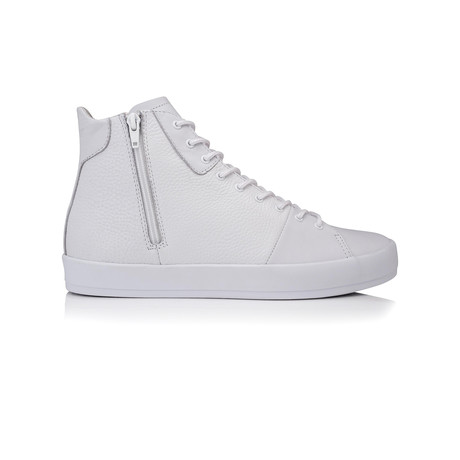 Carda High-Top Sneaker // White