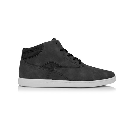 Masella Mid-Top Sneaker // Washed Black