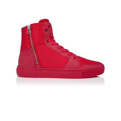 Alteri High-Top Sneaker // Red