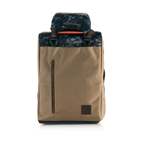 Shrine Weekender Sneaker Backpack // Navy Pixel Camo
