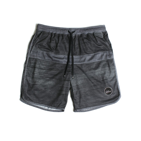 Alloy Athletic Shorts // Black Marble