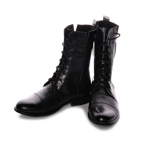 Masatti Cap-Toe Boot // Black