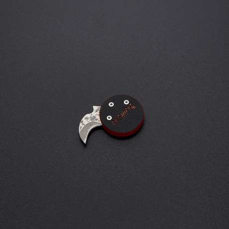 Coin Knife // Black + Red