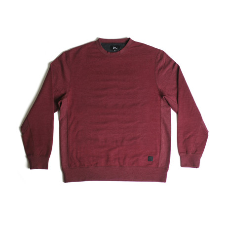 All Day Crewneck Sweater // Burgundy