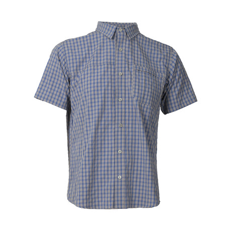 Vaxholm Short-Sleeve Shirt // Blue