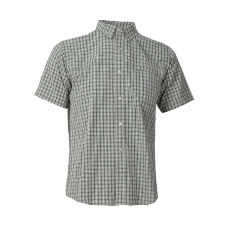 Vaxholm Short-Sleeve Shirt // Green